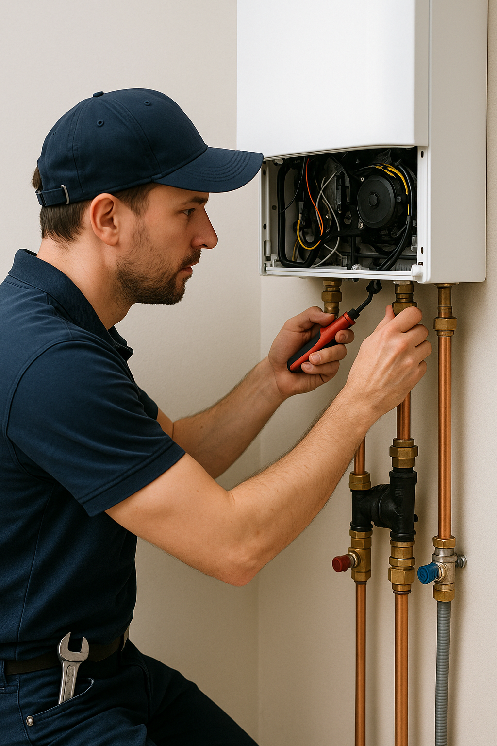 Установка водонагревателя